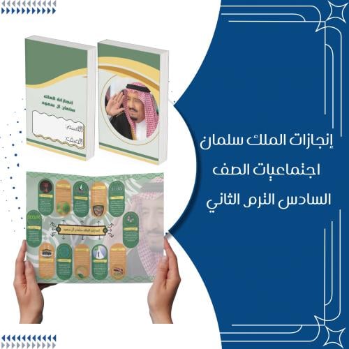 خريطة مفاهيم إنجازات الملك سلمان مادة اجتماعيات ال...