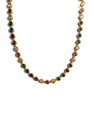 Confetti Gemstone Necklace