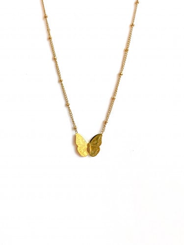 Golden Butterfly Necklace
