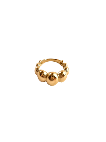 Golden Bubbles Ring