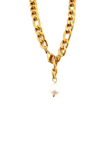 Chunky Pearl Drop Anklet