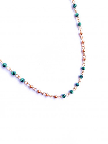 Green Beaded Necklace