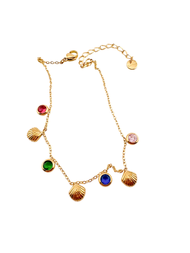 Confetti Shell Anklet