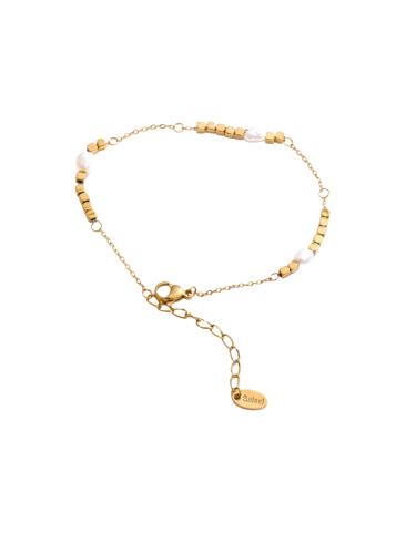 Pearl & Block Bracelet