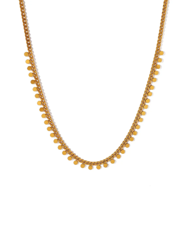 Golden Discs Necklace