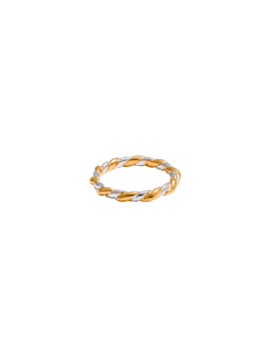 Two-Tone Twist Ring