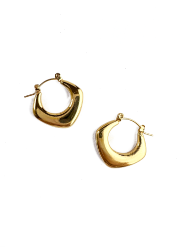 Soft Square Hoop Earrings