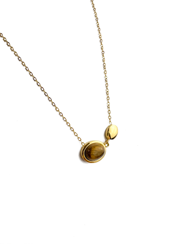 Tiger's Eye Pendant Necklace