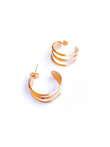 Sunshine Huggie Hoop Earrings