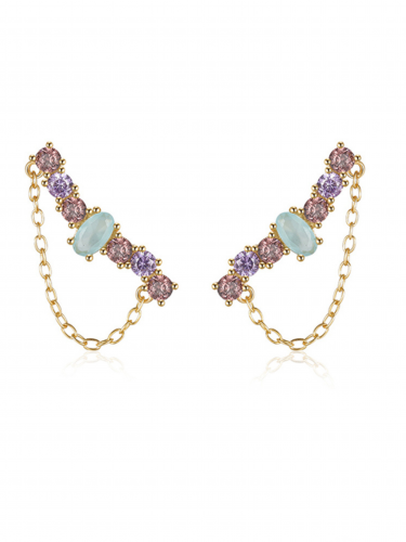 Silver Leila Earrings