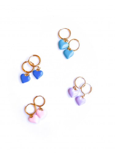 Summer Heart Earrings