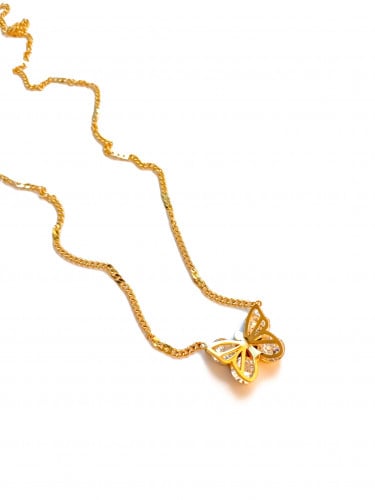 Crystal Butterfly Necklace
