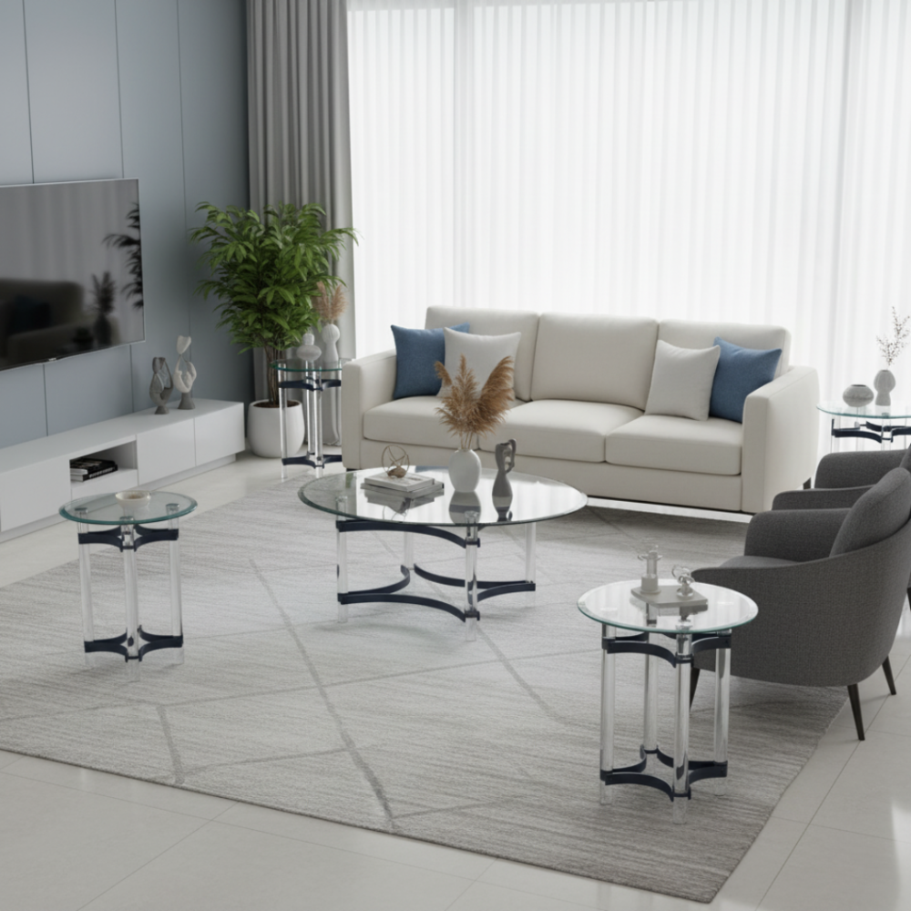 حوّل صالتك لقصر طاولات أكريليك شفافة من هومز نيد