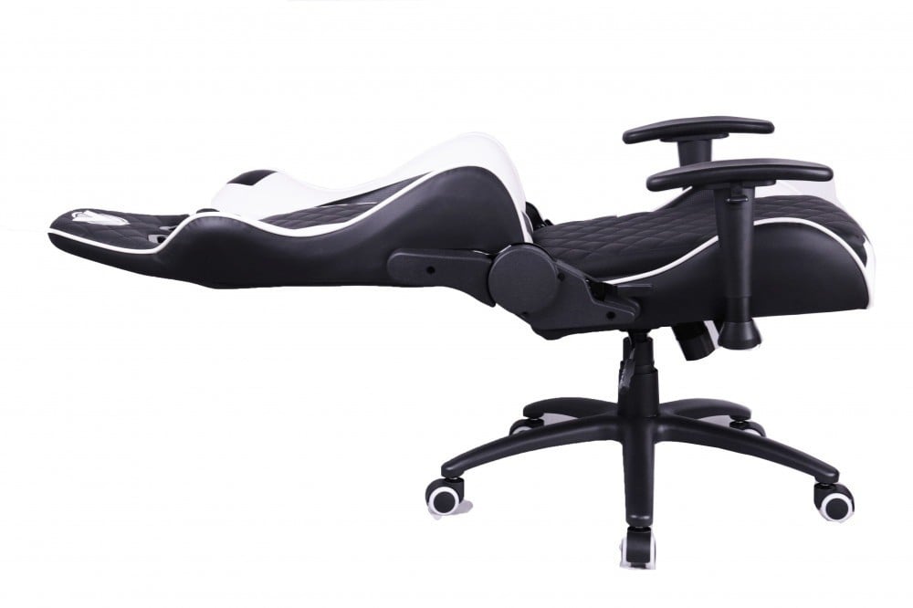 كرسي قيمنق دايموند ابيض+اسود - CHAIR GAMING DAIMOND ASA WHITE