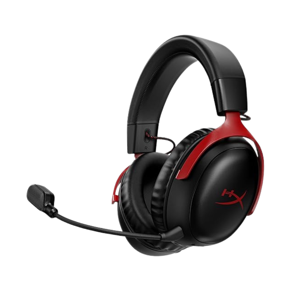 سماعه هايبر إكس كلاود 3 لاسلكي احمر HyperX Cloud III Wireless RED