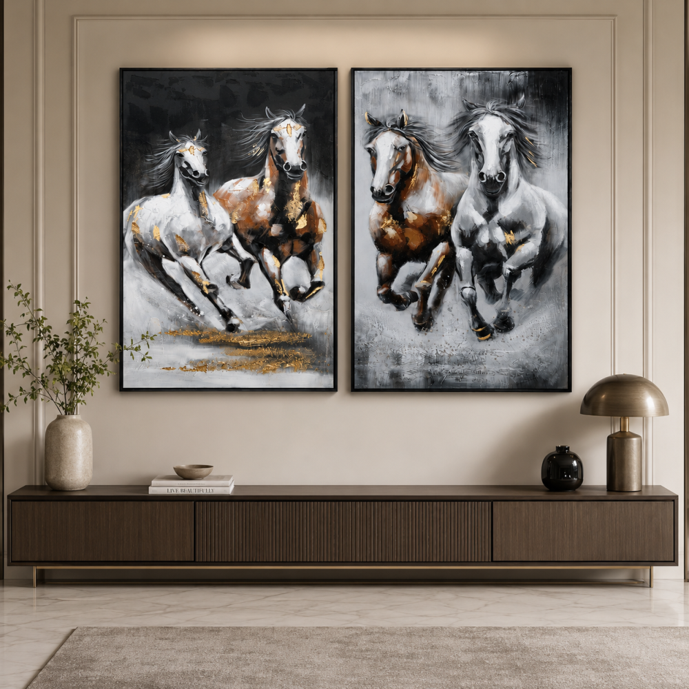 لوحة فنية للديكور مقاس 80 × 120 سم