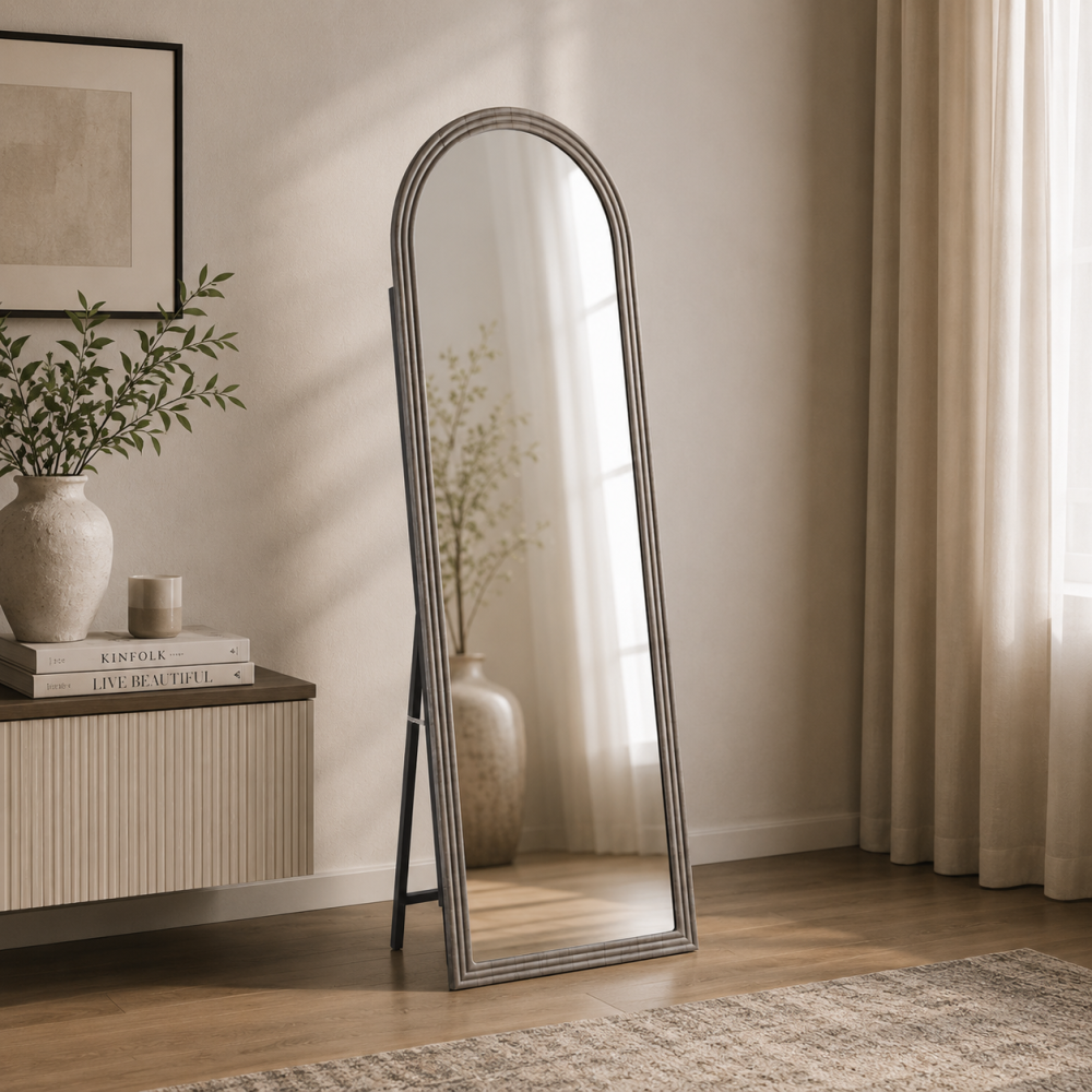 مراية ستاند بأطار رمادىمقاس 170 × 60 سم
