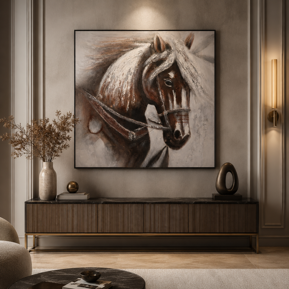 لوحة ديكور للحائط مقاس 100 × 100 سم