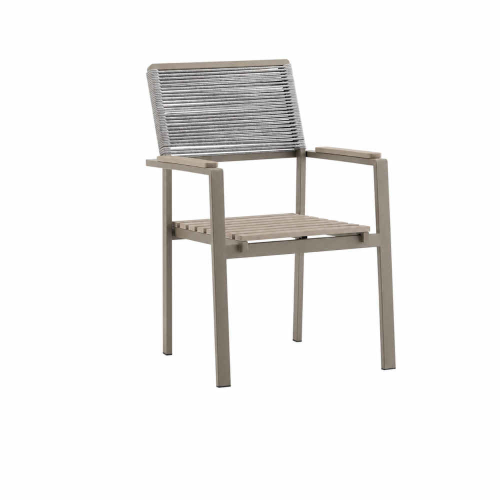 كرسي جلوس باللون الرمادي الفاتح