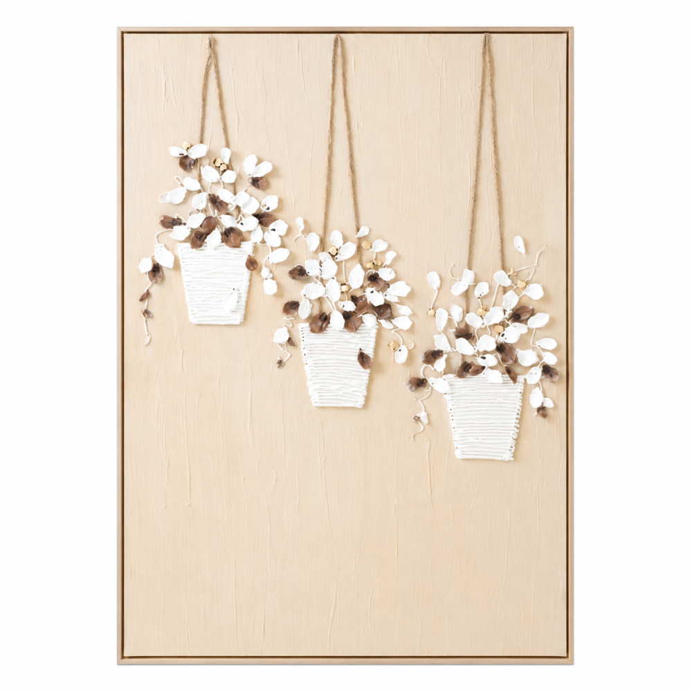 لوحة حائط بإطار ذهبي مقاس 100 × 150 سم