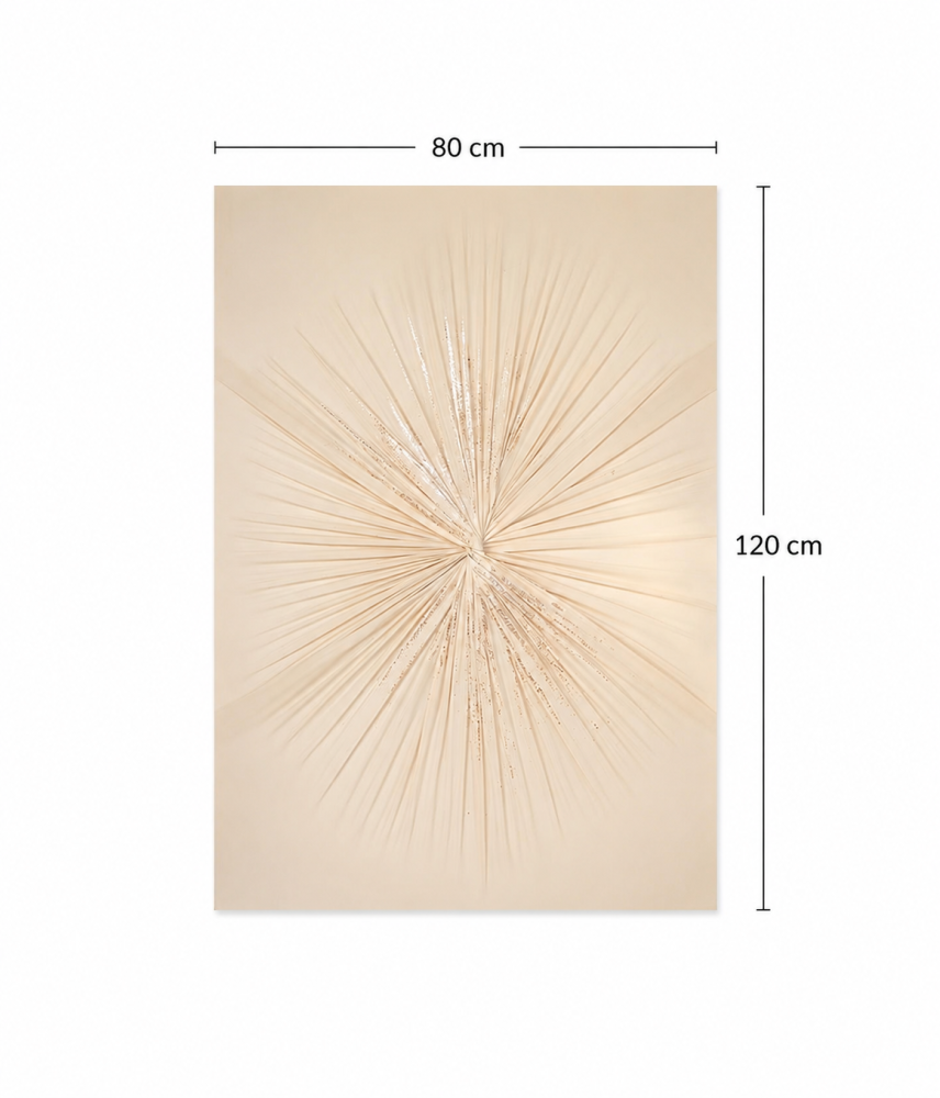 لوحة ديكور عصرية بدون إطار مقاس 80 × 120 سم