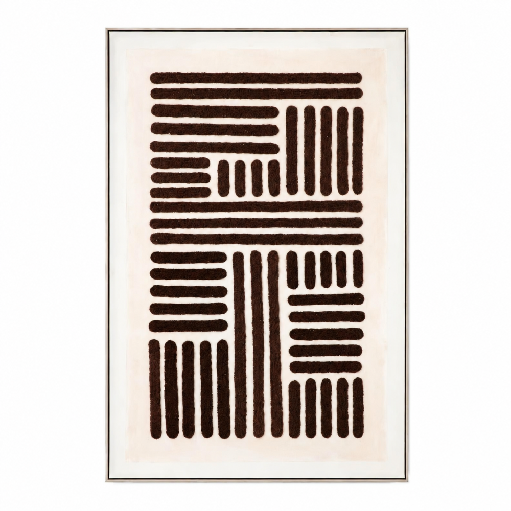 لوحة ديكور بإطار ذهبي مقاس 100 × 150 سم