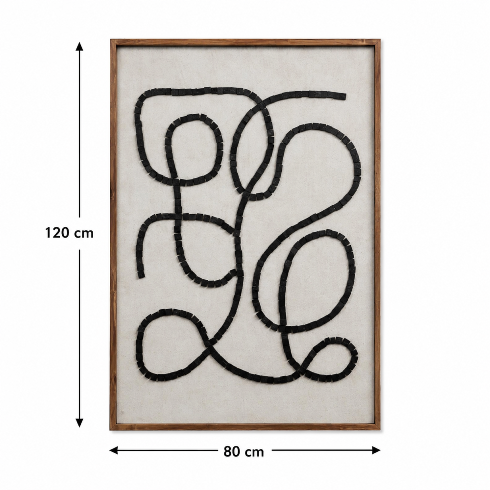 لوحة ديكور مستطيلة مقاس 120 × 80 سم