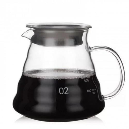 سيرفر V60 زجاج 500 مل - مقاس 02 | V60 Coffee Serve...