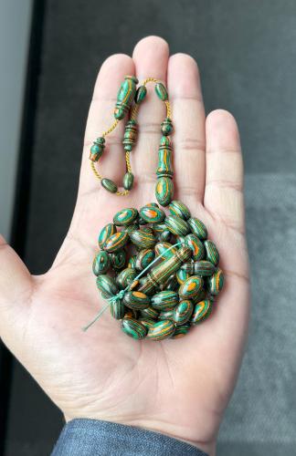 سبحة خشب مضغوط (كافور)