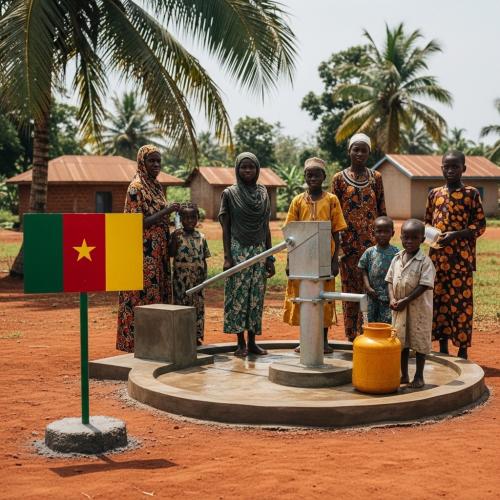 مشروع بئر المضخة اليدوية في الكاميرون وأثره على حياة السكان