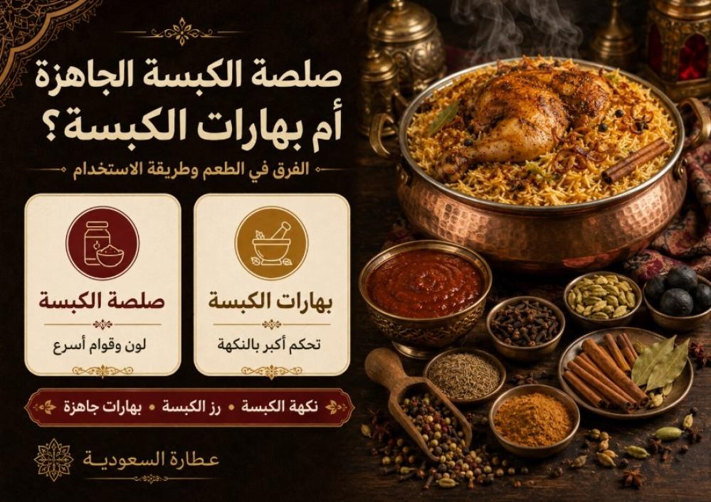 صلصة الكبسة أم بهارات الكبسة؟ الفرق والاستخدام