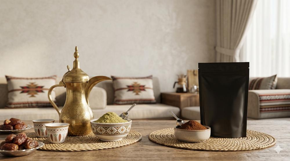 ما الفرق بين خلطات القهوة الجاهزة والقهوة العربية الجاهزة