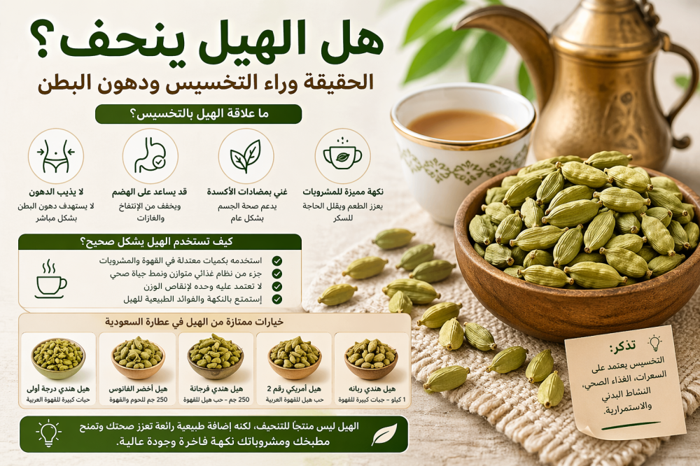 هل الهيل ينحف؟ الحقيقة وراء التخسيس ودهون البطن