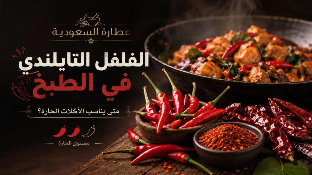 الفلفل التايلندي في الطبخ: متى يناسب الأكلات الحارة؟