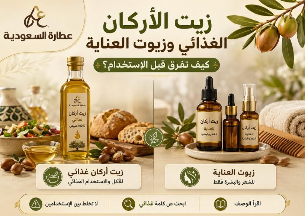 زيت الأركان الغذائي وزيوت العناية: كيف تفرق؟