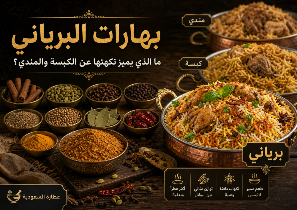 بهارات البرياني: الفرق بينها وبين الكبسة والمندي