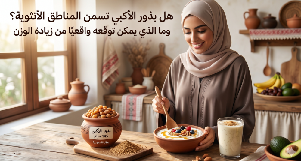 هل بذور الأكبي تسمن المناطق الأنثوية؟ وما الذي يمكن توقعه واقعيًا من ز