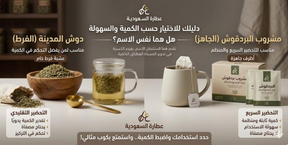 دوش المدينة والبردقوش: هل هما نفس الاسم؟