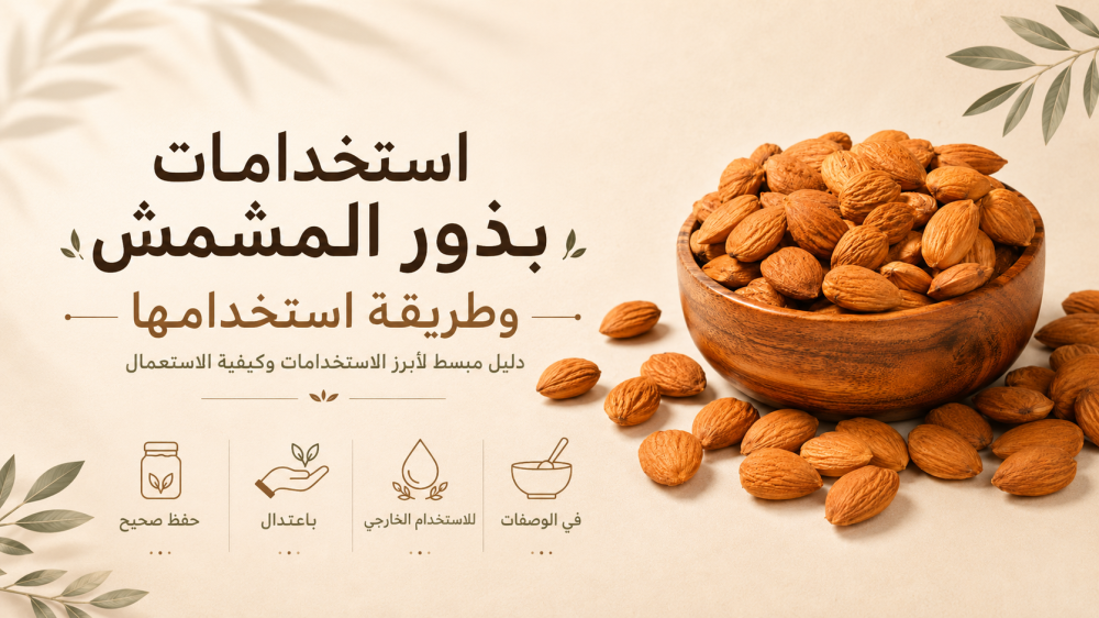 استخدامات بذور المشمش وطريقة استخدامها