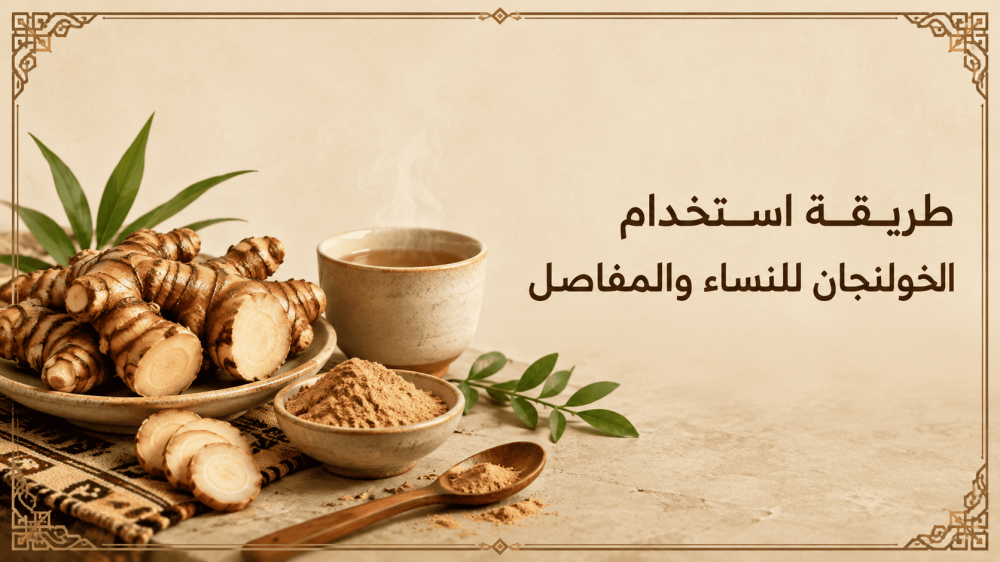 طريقة استخدام الخولنجان للنساء و المفاصل