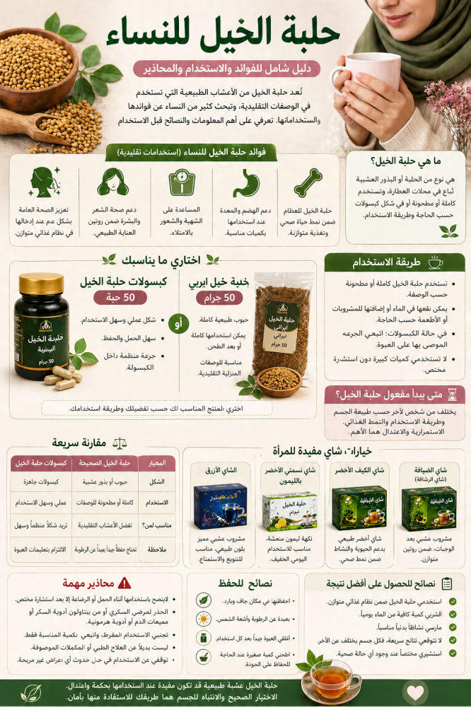 حلبة الخيل للنساء: الاستخدام والمحاذير