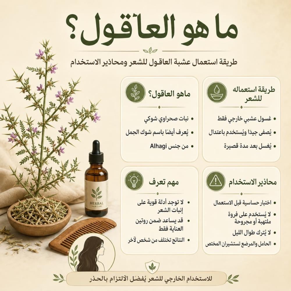 ما هو العاقول؟ طريقة استخدام عشبة العاقول للشعر ومحاذيرها