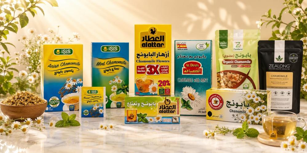 فوائد البابونج واليانسون للنساء والبطن وقبل النوم