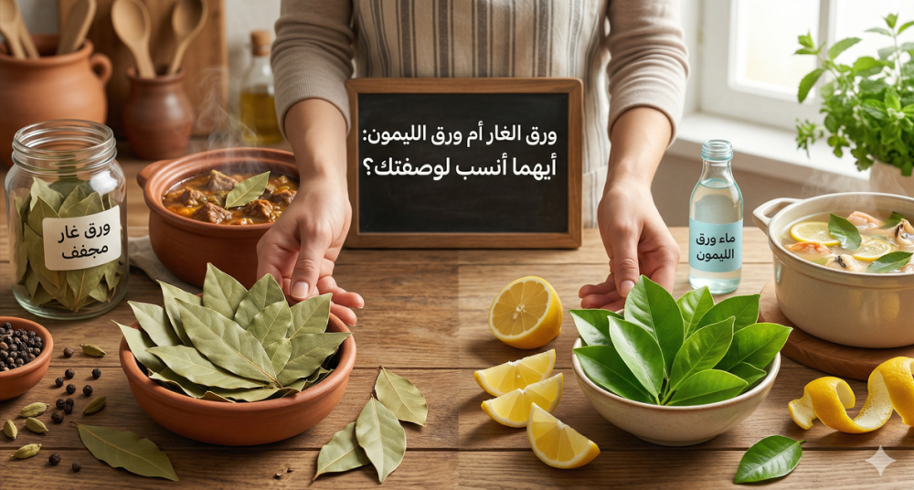 ورق الغار أم ورق الليمون: متى يستخدم كل واحد في الطبخ؟