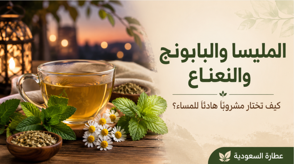 المليسا والبابونج: كيف تختار مشروبًا هادئًا للمساء؟