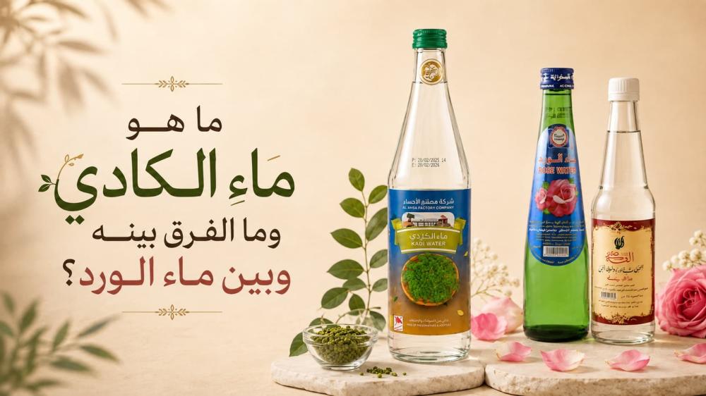ما هو ماء الكادي وما الفرق بينه وبين ماء الورد؟