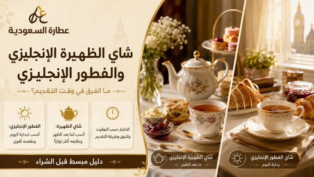 شاي الظهيرة الإنجليزي: الفرق عن فطور إنجليزي