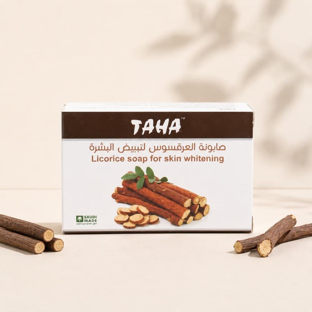 صابون عرق السوس لتبييض البشرة طه