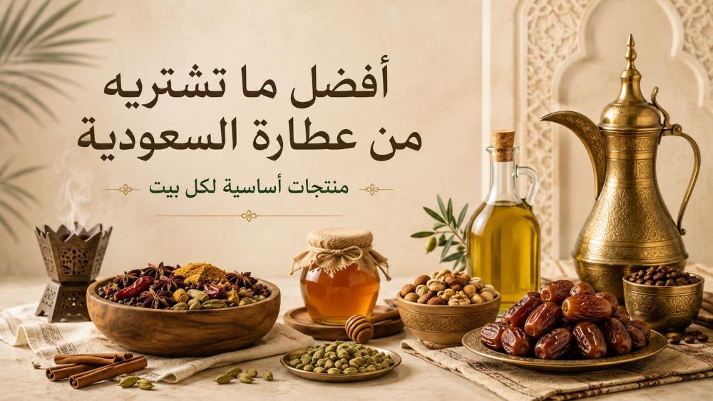 أفضل ما تشتريه من عطارة السعودية والمنتجات الأساسية لكل بيت