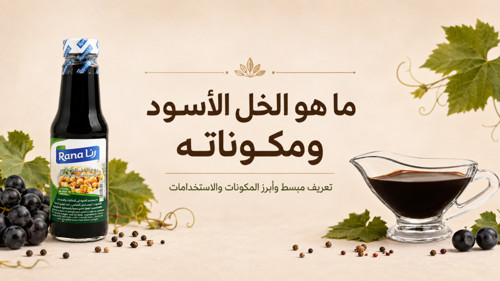 ما هو الخل الأسود ومكوناته
